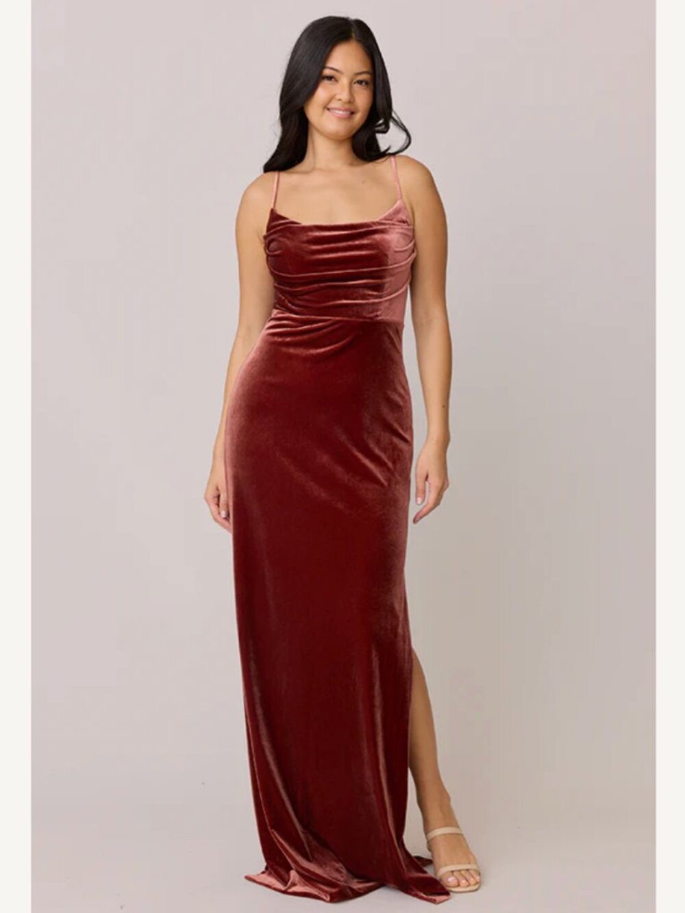 Revelry Skye Velvet Terracotta